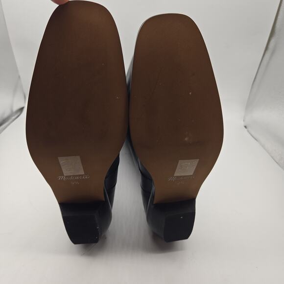 New MADEWELL The Antoine Tall Boot Extended Calf in Black Leather womens sz 9.5 - Picture 8 of 12